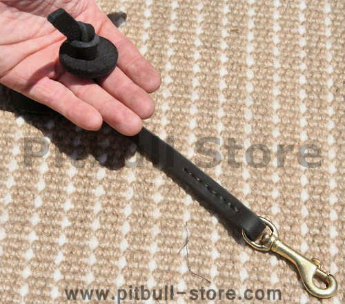 Short Professional leather dog leash,Short Leash 1 to 3 FOOT-L21