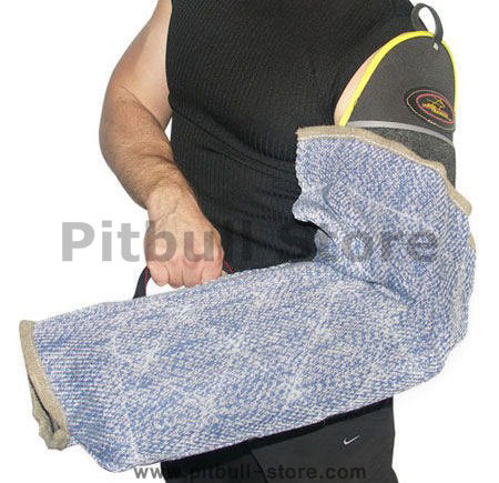 Dog Bite sleeve with French Linen cover with handle