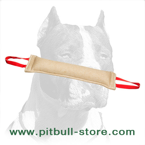 Pitbull Training Jute Tug for Developing Biting Skills