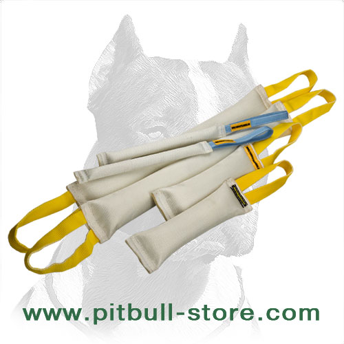 Big Pitbull Training Set of Ultra-Strong Fire Hose Bite Tugs