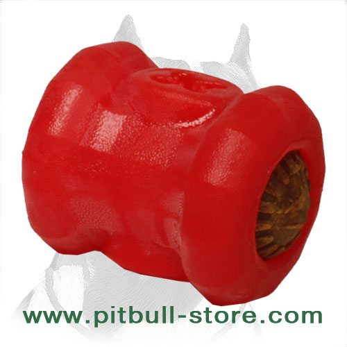 Yammy Bobbin' 【Treat】 Dispensing Chew Dog Toy Medium : Dog