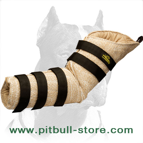 Protective Pitbull Dog Sleeve of Jute Material