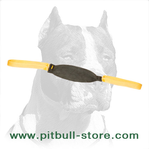 'Firm Bite' Pitbull Training Tug of Leather