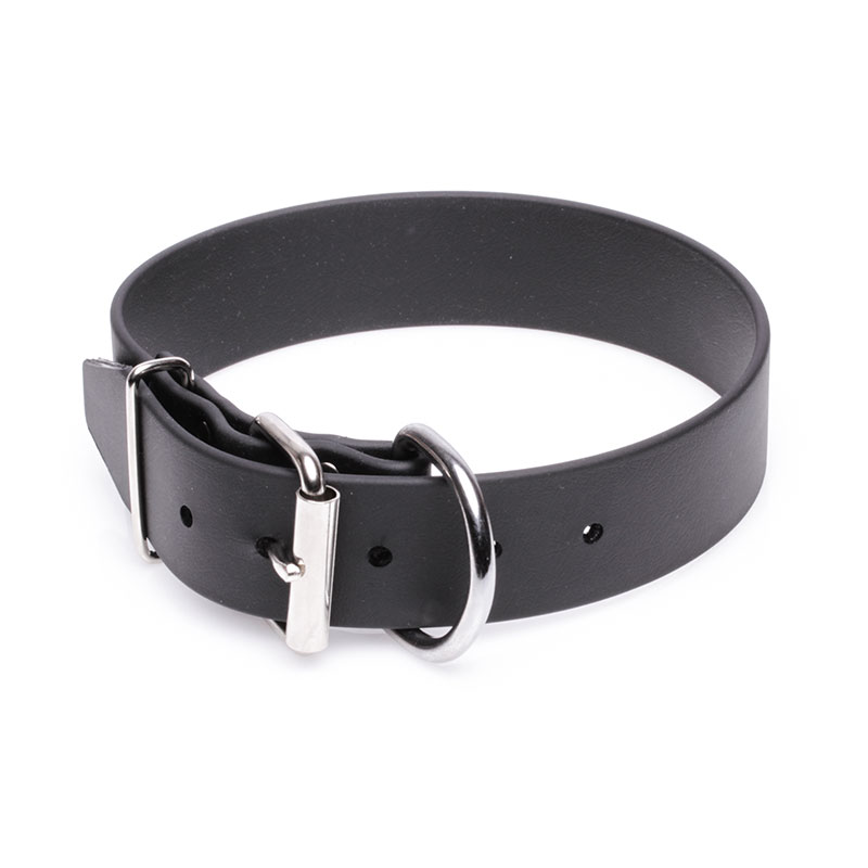 Extra Wide Black Biothane Pitbull Collar