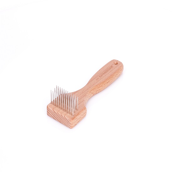 "Tidy Look" Wooden Brush/Comb With Metal Teeth for Pitbull - Click Image to Close