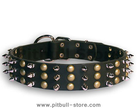 24 inch leather dog collar