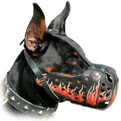 Eco-friendly leather muzzle