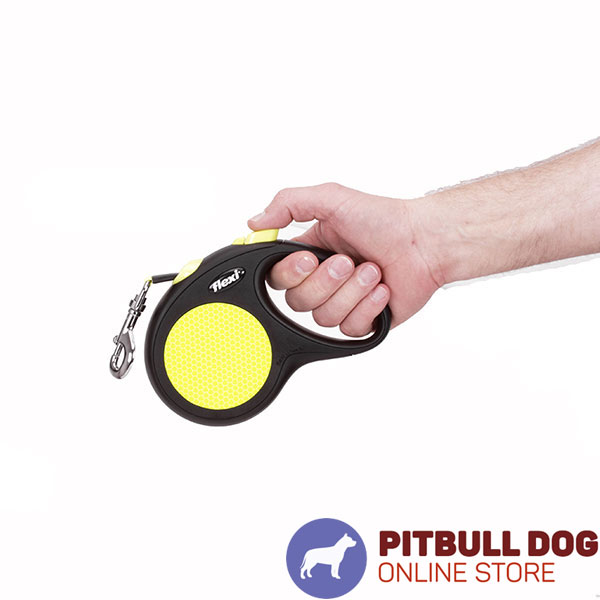 Retractable Lead with Comfortable Durable Chrome Plated Snap