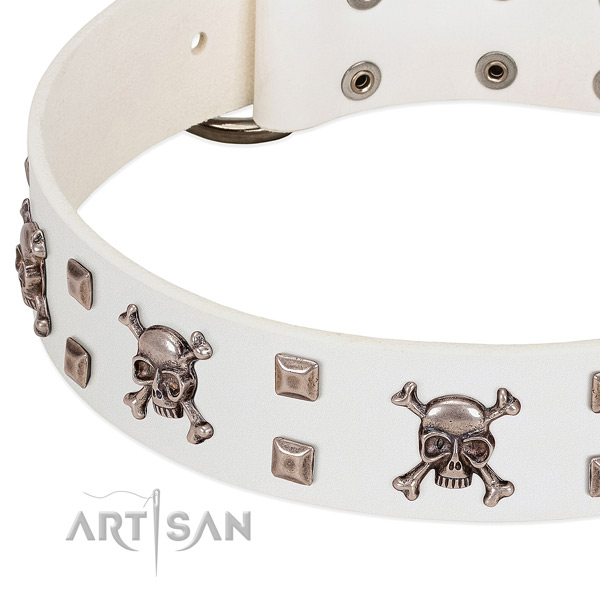 Stylish design leather collar for your pet