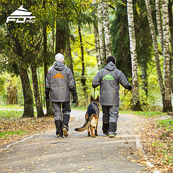 FDT Professional Dog Trainer Jacket of Fine Quality for Any Weather Use