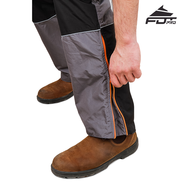 Professional Design Pants with Durable Zippers for Dog Training