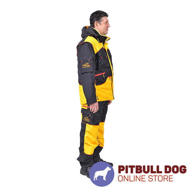 Handy Training Suit with a Number of Pockets