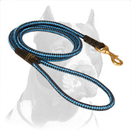 Marvelous & Strong Pitbull Dog Leash with Chess Ornament